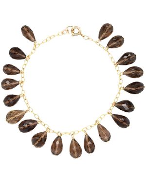 Lori Kaplan Design Smokey Topaz Bracelet - Metallic