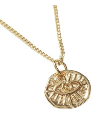 Muru Evil Eye Necklace - Metallic