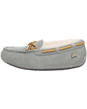 EverAu Australia Crested Leather Loafers - Gray