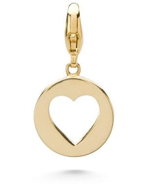 Dolcetto Designs Clementia Heart Charm Pendant - Metallic
