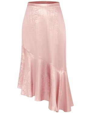 Emma Wallace Fang Skirt -Metallic - Pink