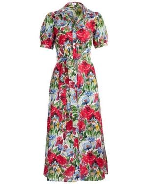 At Last Cotton Maddie Dress - Red