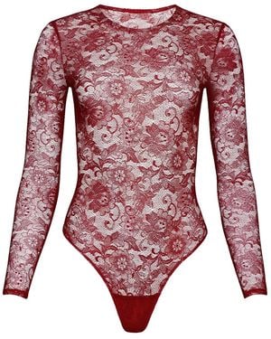Daily Underwear Bodysuit Passion Deep - Red