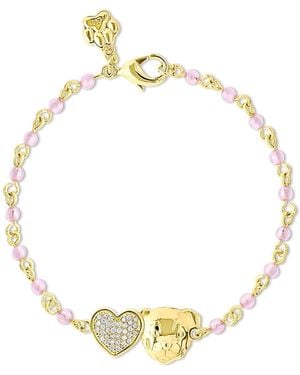 Cloud Haven Soft Hearted Pit Bull Cz Bracelet - Metallic