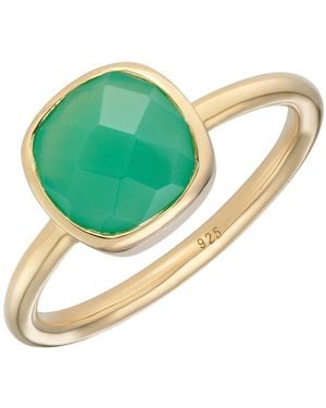Auree Mondello Chrysoprase Vermeil Ring - Green