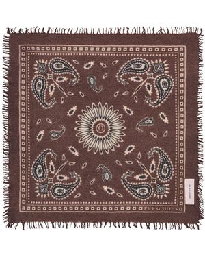 PUR SCHOEN Maxi Bandana Scarf Testa Moro-Natural - Brown