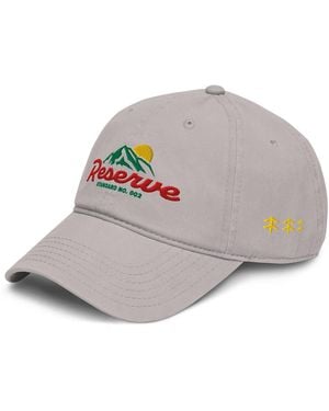 Anchor and Crew Reserve No. Two Supply Cotton Embroidered Cap - Grey