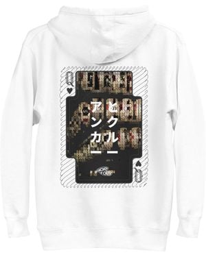 Anchor and Crew One Japan Gurafiku Cotton Blend Hoodie - White