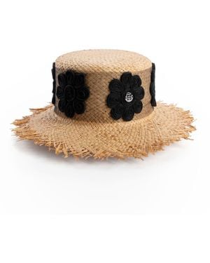 Sibi Hats Neutrals Daisy - Black