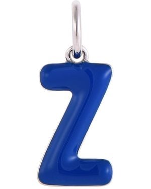 Pinnole Monogram Charm - Blue