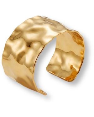 Divine Aria Cuff Bangle Tarnish Free Indian Plated - Metallic
