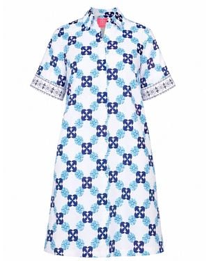 Just Darviny Charlize Dress Ocean Reef - Blue