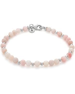 Nellou Jewellery Jewel Bead October Birthstone Bracelet Sterling - Metallic