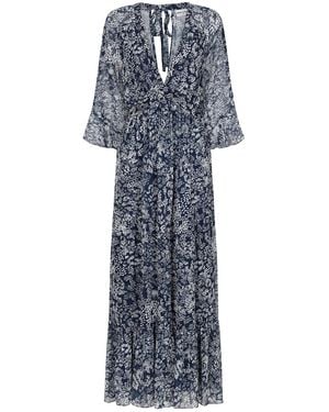 Mercy Delta Tarn Capri Azure Dress - Gray