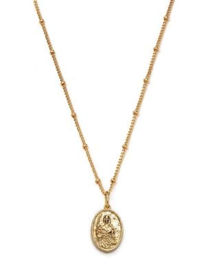 With Love Darling Abundantia Oval Necklace - Metallic