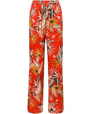 Boutique Kaotique Flowy Pants - Red
