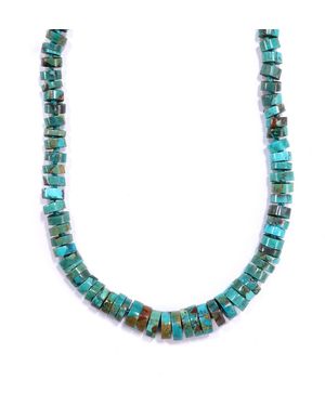 Mineralgems•Studio Nevada Rondelle Necklace - Blue