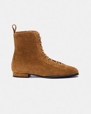 Naguisa Ankle Boots - Brown