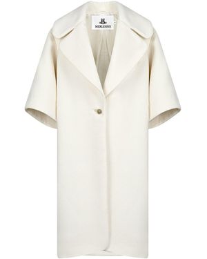 Merlenne Woolen Coat - White