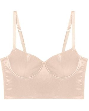 Journelle Iris Underwire Crop Bustier Delicate - Natural