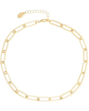 Arctic Fox & Co. The Paperclip Chain Necklace - Metallic
