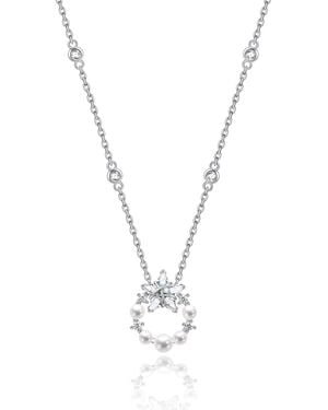 Fanci Me Vega Aureole Twinkling Star Alpha Lyrae Sterling Necklace - Metallic