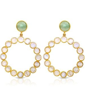 GEM BAZAAR Moonstone Circles - Metallic
