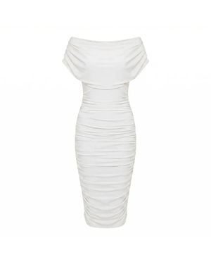 Atom Label Neutrals Oxygen Dress - White