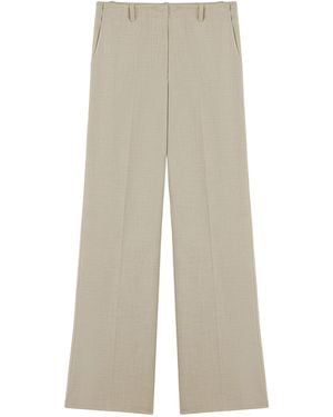 Nocturne Straight-Leg Trousers - White