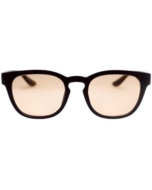 TOKKOU Sustainable Recycled Sunglasses – Wellington Shape Clear - Brown