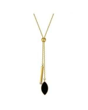 Retro Chic Eyes Necklace - Metallic
