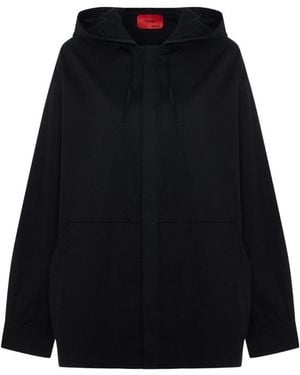 Pcfg Daydreamers Hooded Button-Up Jacket - Black