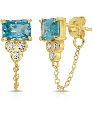 Native Gem Shiva Earrings - Blue