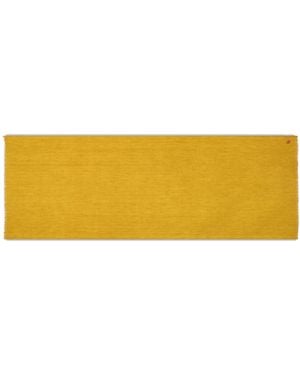 Pink Maharani Cashmere Mustard Double Weave Stole - Yellow