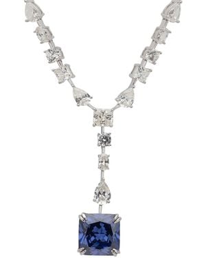 LÁTELITA London Clementine Tanzanite Statement Necklace - Blue