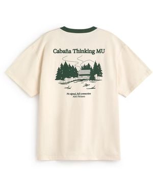 Thinking Mu Pirineo Aaron T-Shirt - White