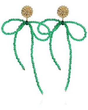 Saule Label Lucia Earrings - Green