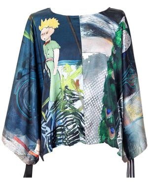 ARTISTA Forest Blouse - Blue