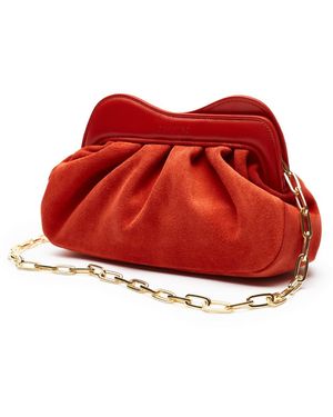 Danni Ro Lisbon Baby Clutch Suede - Red