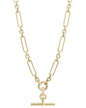 Hye Jane Jewelry Colette T Bar Necklace - Metallic