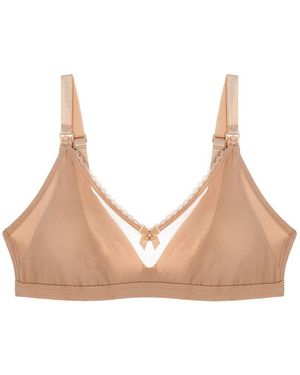Journelle Neutrals Victoire Maternity Wireless Bra Praline - Natural