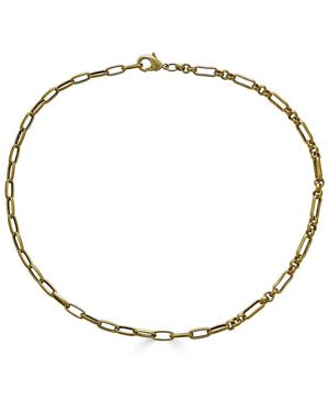 Loni Paul Jewelry Mixed Link Short Layering Chain - Metallic