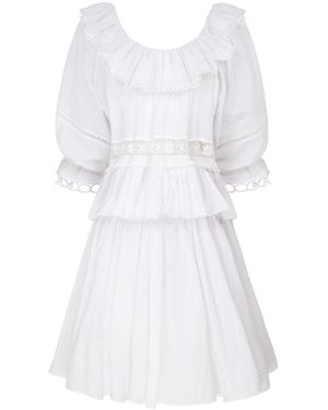 Lisa The Label Pierrot Dress - White