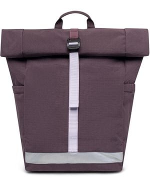 Lefrik Lars Roll Backpack Wine - Purple