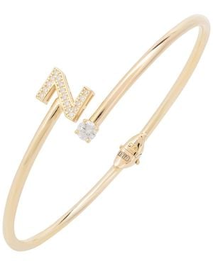 LÁTELITA London Initial Bangle Z - Metallic