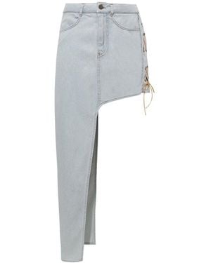 Cótier Denim Solea Denim Skirt - Grey
