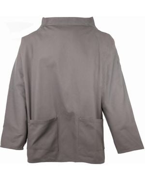 Arthur Beale Boat Neck Smock - Grey