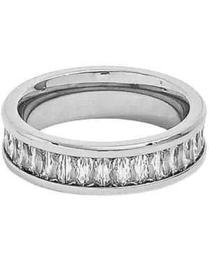 Mickey's Girl Baguette Brillio Waterproof Ring - White