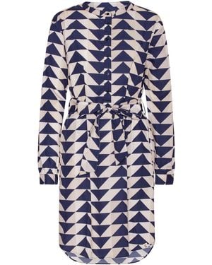 GROBUND The Maalia Shirt Dress - Blue