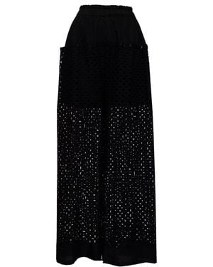 ARTISTA Rice Wide Leg Trousers - Black